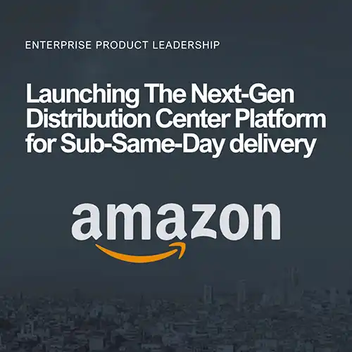 Launching The Next-Gen  Distribution Center Platform for Amazon Sub-Same-Day delivery button image